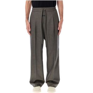 Fear Of God, Heren, Broeken, Grijs, Maat: S Zijde,