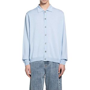 Second/Layer, Heren, Truien, Blauw, Maat: M Wol,