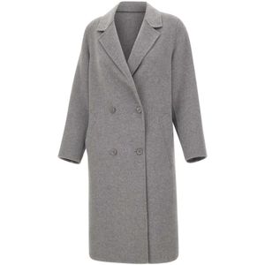 Kaos, Dames, Mantels, Grijs, Maat: L Zijde,