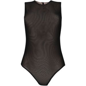 Blanca Vita, Dames, Tops, Zwart, Maat: M Poliester,