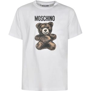 Moschino, Heren, Tops, Wit, Maat: 2XL Katoen,