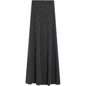 Balenciaga, Dames, Rokken, Grijs, Maat: S Leer,