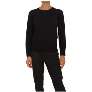 Anna Molinari, Dames, Truien, Zwart, Maat: XS Wol,