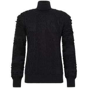 Carlo Colucci, Heren, Truien, Zwart, Maat: 3XL Katoen,