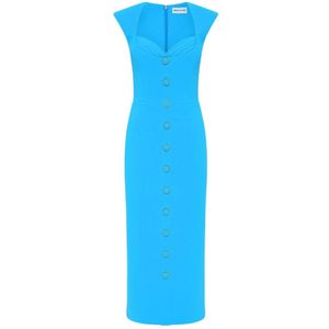 Rebecca Vallance, Dames, Jurken, Blauw, Maat: XS