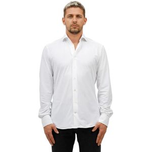 Traiano Milano, Heren, Overhemden, Wit, Maat: M