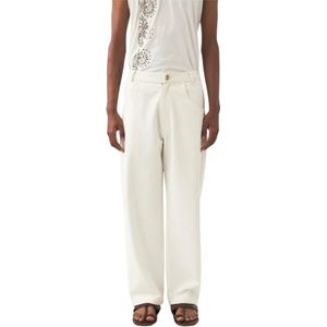 Antik Batik, Heren, Broeken, Beige, Maat: M Katoen,