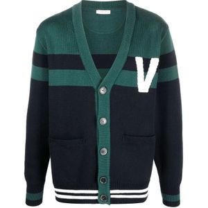 Valentino, Heren, Truien, Groen, Maat: S Katoen,