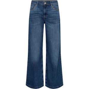MOS Mosh, Dames, Jeans, Blauw, Maat: W24 Katoen,