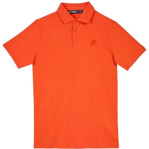 Karl Lagerfeld, Heren, Tops, Oranje, Maat: S Katoen,