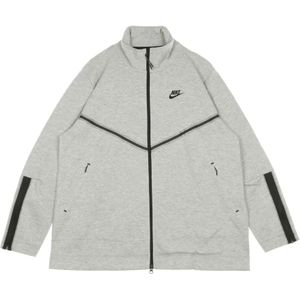 Nike, Dames, Sweatshirts & Hoodies, Grijs, Maat: L Fleece,