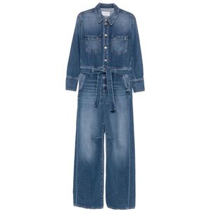 Icon Denim, Dames, Jumpsuits & Playsuits, Blauw, Maat: S Denim,