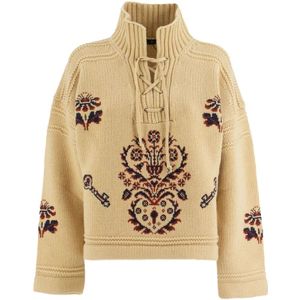 Etro, Dames, Truien, Beige, Maat: S Kasjmier,