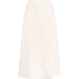 Jil Sander, Dames, Rokken, Wit, Maat: XS Katoen,