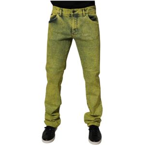 Dolce & Gabbana, Heren, Jeans, Geel, Maat: M Denim,