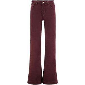 Lois, Dames, Jeans, Rood, Maat: W29 Katoen,