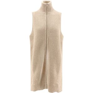 MM6 Maison Margiela, Dames, Truien, Beige, Maat: XS Wol,