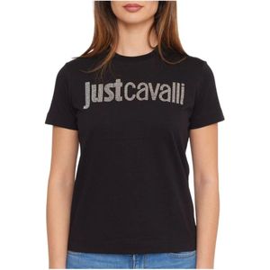 Just Cavalli, Dames, Tops, Zwart, Maat: M