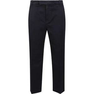 Thom Browne, Heren, Broeken, Blauw, Maat: XL Katoen,