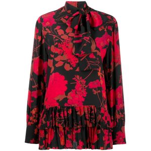 Valentino, Dames, Blouses & Shirts, Veelkleurig, Maat: S Zijde,