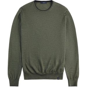 Fay, Heren, Truien, Groen, Maat: 2XL Wol,