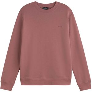 A.p.c., Heren, Sweatshirts & Hoodies, Roze, Maat: M Katoen,