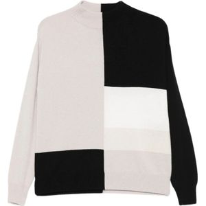 D.Exterior, Dames, Truien, Veelkleurig, Maat: XL Wol,