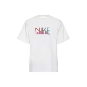 Nike Klassiek T-shirt , White , Heren , Maat: S