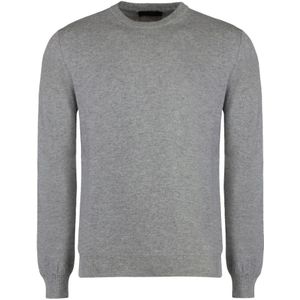 Moorer, Heren, Truien, Grijs, Maat: XL Kasjmier,