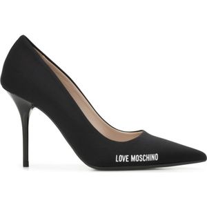 Love Moschino, Dames, Schoenen, Zwart, Maat: 40 EU Leer,