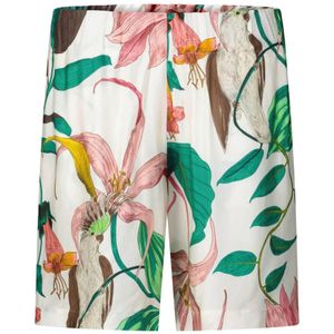 Lavi, Dames, Korte broeken, Veelkleurig, Maat: XS Satijn,