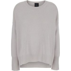 Plain, Dames, Truien, Grijs, Maat: M Kasjmier,