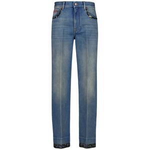 Valentino Garavani, Dames, Jeans, Blauw, Maat: W25 Denim,