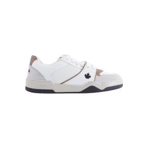 Dsquared2 Stijlvolle Sneakers , White , Heren , Maat: 43 EU