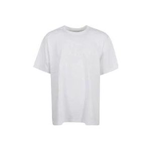Burberry Witte T-shirts en Polos , White , Heren , Maat: XL