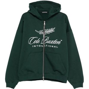 Cole Buxton, Heren, Sweatshirts & Hoodies, Groen, Maat: M