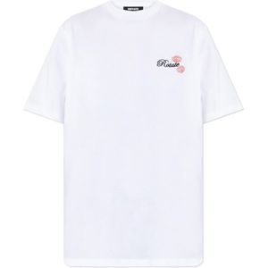 Rotate Birger Christensen - Logo T-Shirt - Wit - Katoen