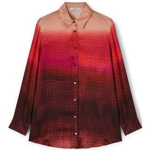 Motivi, Dames, Blouses & Shirts, Veelkleurig, Maat: XS Satijn,