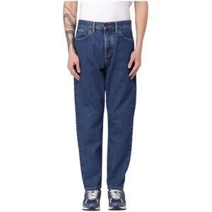 Carhartt Wip, Heren, Jeans, Blauw, Maat: W29 Katoen,