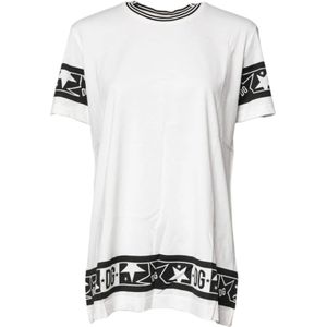 Dolce & Gabbana - #DGMillennials - T-shirt - Wit - Korte Mouwen