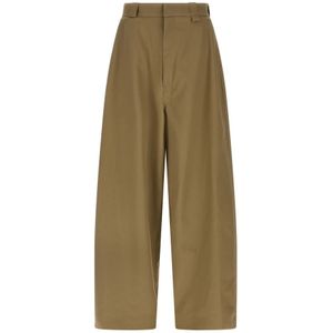 Willy Chavarria, Heren, Broeken, Beige, Maat: W30 Katoen,