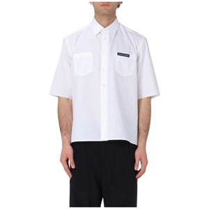 Namacheko, Heren, Overhemden, Wit, Maat: L Katoen,