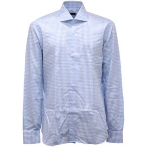 Barba, Heren, Overhemden, Blauw, Maat: XL