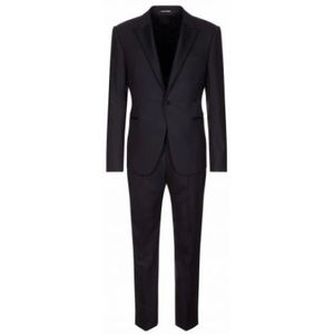 Emporio Armani, Heren, Pakken, Zwart, Maat: 3XL Satijn,