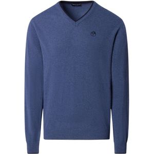 North Sails, Heren, Truien, Blauw, Maat: M Wol,