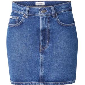 Guess, Dames, Rokken, Blauw, Maat: W25 Denim,