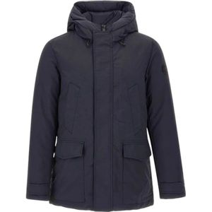 Save The Duck, Heren, Jassen, Blauw, Maat: L Katoen,