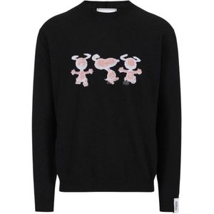 Iceberg, Heren, Truien, Zwart, Maat: M Wol,