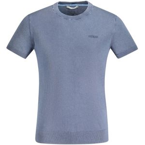 Guess, Heren, Tops, Blauw, Maat: L