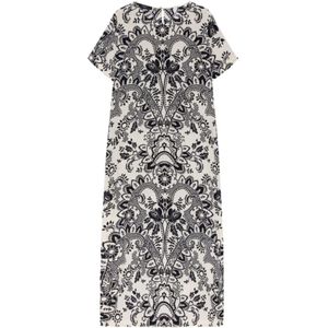 Max Mara, Dames, Jurken, Veelkleurig, Maat: M Zijde,